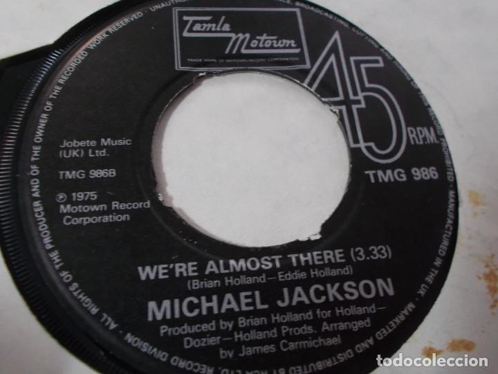 Discos de vinilo: MICHAEL JACKSON. WE&acute;RE ALMOST THERE. HAPPY - Foto 2