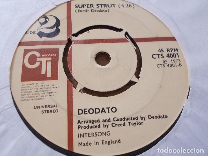 Discos de vinilo: DEODATO. RHAPSODY IN BLUE.  SUPER STRUT - Foto 3