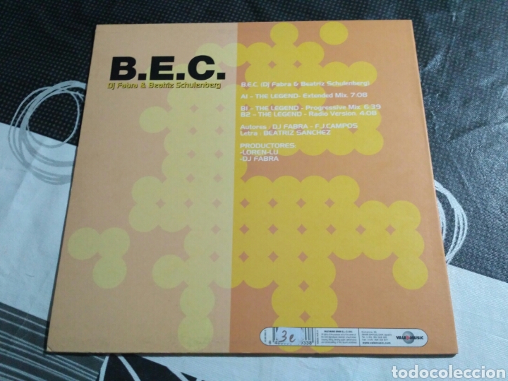 Discos de vinilo: B.E.C. - The Legend - Foto 2