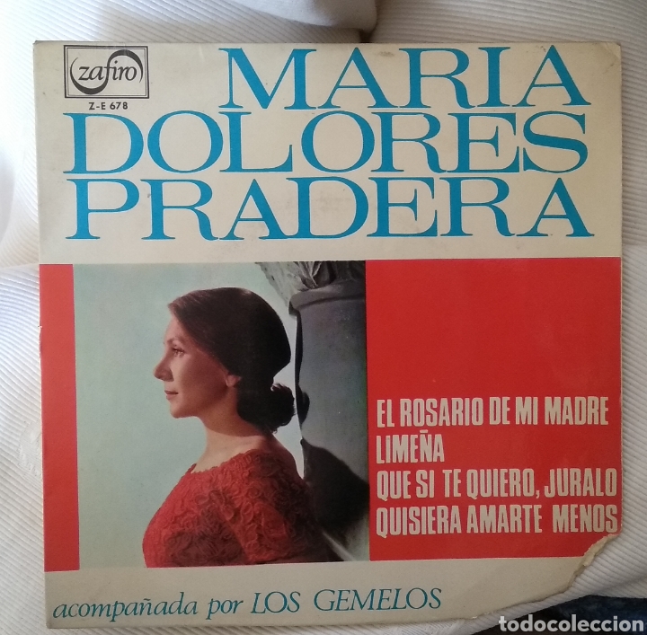Discos de vinilo: MAR&Iacute;A DOLORES PRADERA - Foto 1