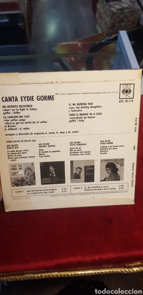 Discos de vinilo: EP canta Eydie Gorme - Foto 2