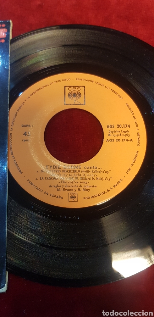 Discos de vinilo: EP canta Eydie Gorme - Foto 3