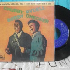 Discos de vinilo: CHUBBY CHECKER - BOBBY RYDELL SWINGIN TOGETHER + 3 EP SPAIN 1962 PDELUXE