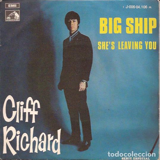 Discos de vinilo: SINGLE CLIFF RICHARS BIG SHIP EMI 00604106 SPAIN - Foto 1