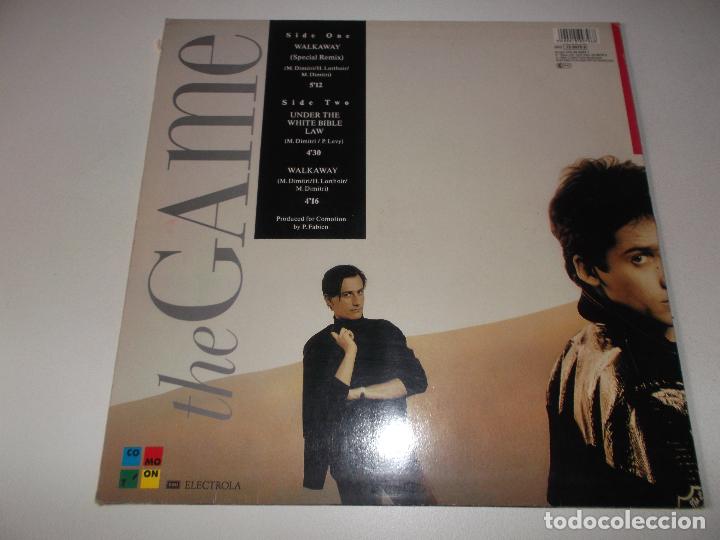 Discos de vinilo: The Game Walk Away 1989 emi - Foto 2