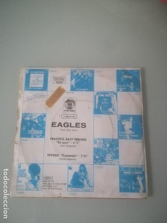 Discos de vinilo: EAGLES - PEACEFUL EASY FEELING (Single) - Foto 2