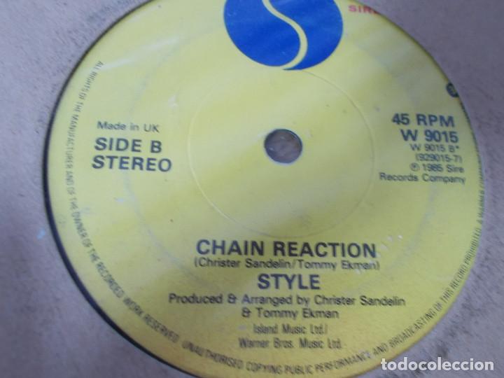 Discos de vinilo: STYLE, TELEPHONE. CHAIN REACTION. - Foto 2