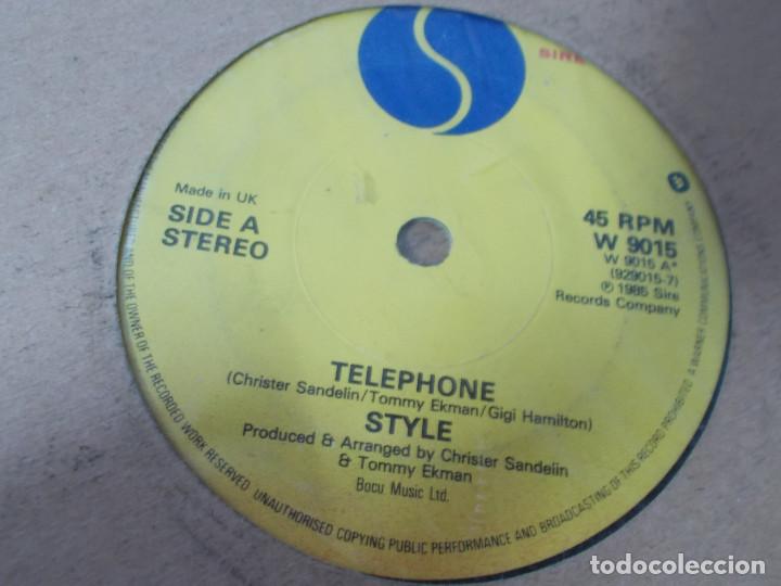 Discos de vinilo: STYLE, TELEPHONE. CHAIN REACTION. - Foto 3