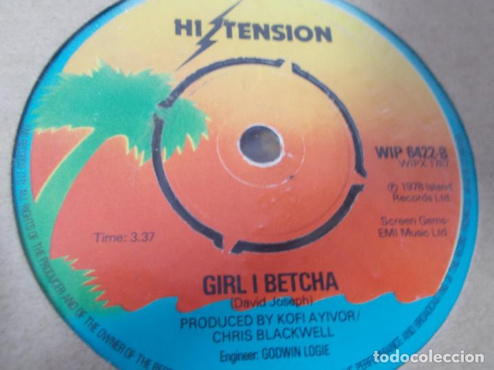 Discos de vinilo: HI TENSION. GIRL I BETCHA - Foto 2