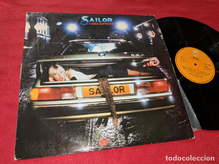 Vinyl-Schallplatten: SAILOR CHECKPOINT LP 1977 EPIC ESPA&Ntilde;A SPAIN BMW COVER