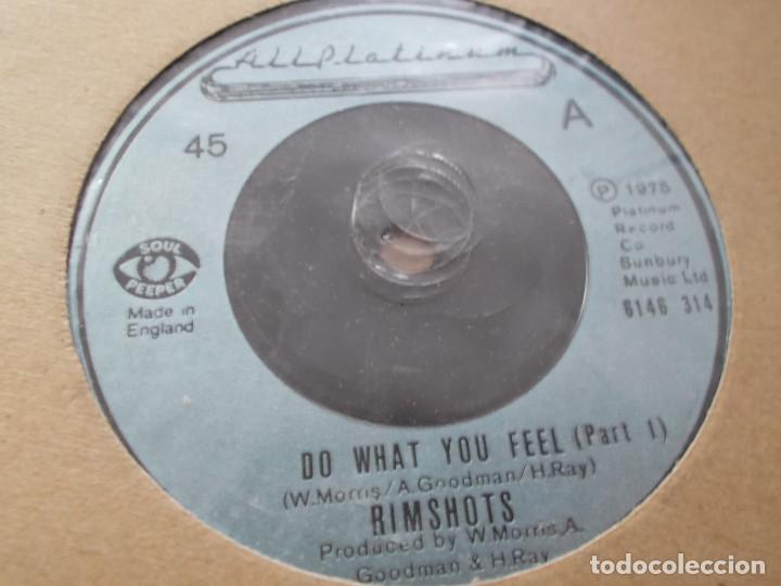 Discos de vinilo: RIMSHOTS, DO WHAT YOU FEEL. - Foto 2