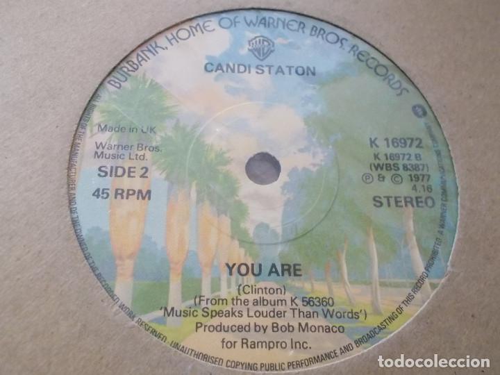 Discos de vinilo: CANDI STATON. NIGHTS ON BROADWAY. - Foto 3