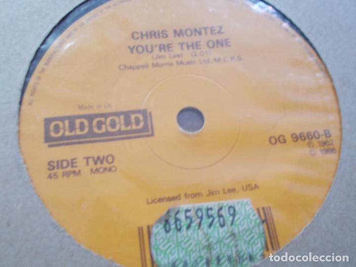 Discos de vinilo: CHRIS MONTEZ. LET&acute;S DANCE. YOU&acute;RE THE ONE. - Foto 2