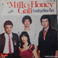 Discos de vinilo: MILK AND HONEY: GOODBYE NEW YORK / HAPPINESS RECIPE 