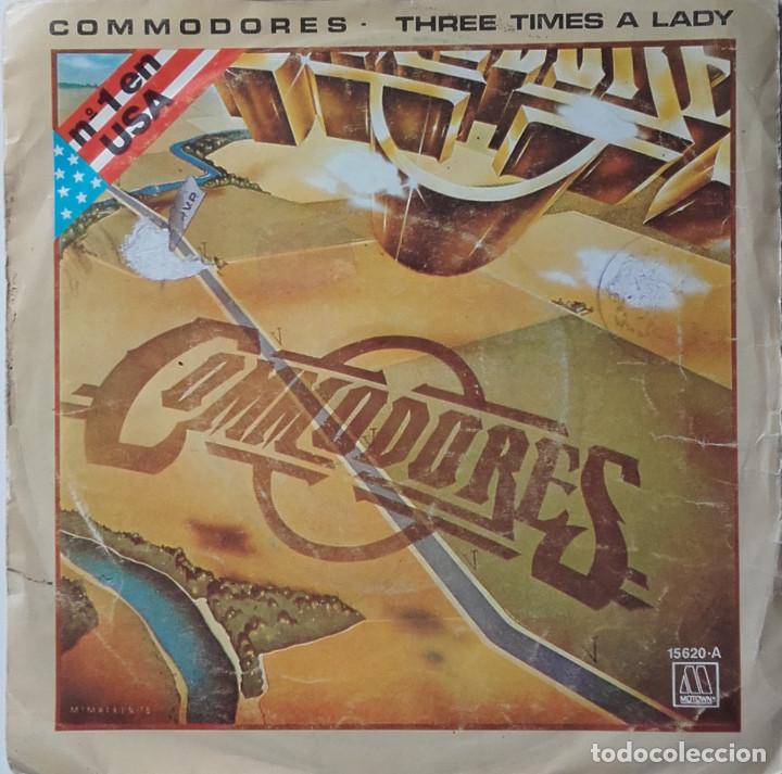 Commodores Three Times A Lady Buy Vinyl Singles Pop Rock International Of The 70s At Todocoleccion