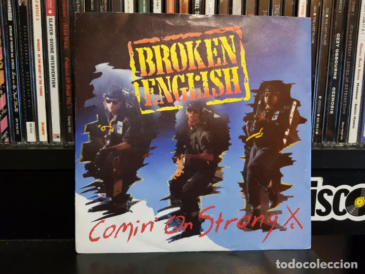 Discos de vinilo: BROKEN ENGLISH - COMIN ON STRONG - Foto 1