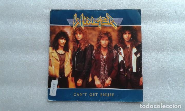 Discos de vinilo: WINGER - CAN&acute;T GET ENUFF     SOLO CUBIERTA - Foto 1