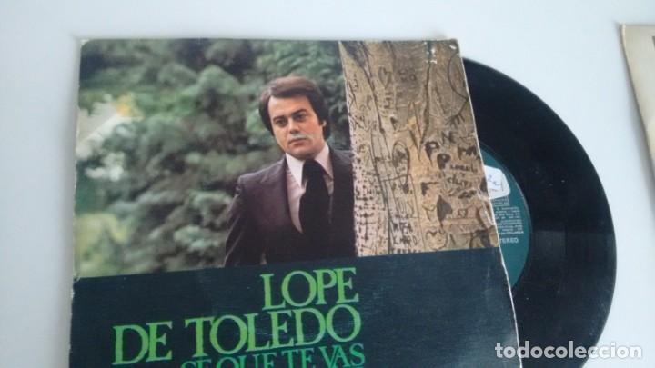 Disques de vinyle: SINGLE (VINILO) DE LOPE DE TOLEDO A&Ntilde;OS 70