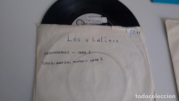 Disques de vinyle: SINGLE (VINILO) DE LOS 5 LATINOS  A&Ntilde;OS 60