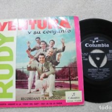 Discos de vinilo: RUDY VENTURA Y SU CONJUNTO RECORDANT LA MOÑOS ANANT A LA FONT DEL GAT EP. Lote 143869730