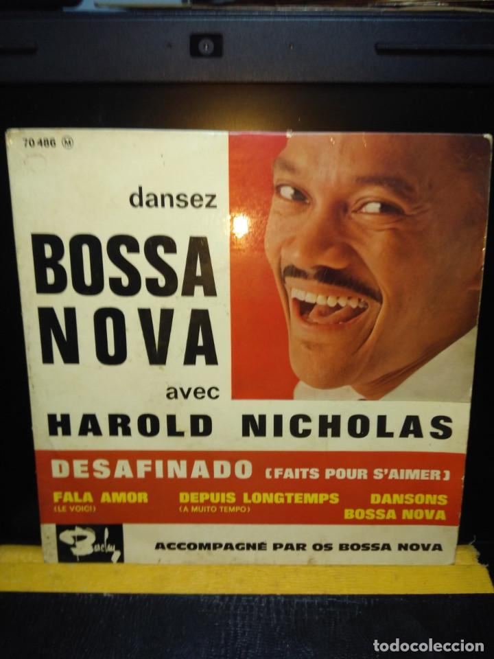 Discos de vinilo: EP HAROLD NICHOLAS : DANZEZ BOSSA NOVA - Foto 1