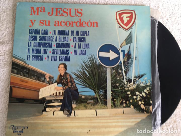Discos de vinilo: LP MARIA JESUS Y SU ACORDEON - Foto 1