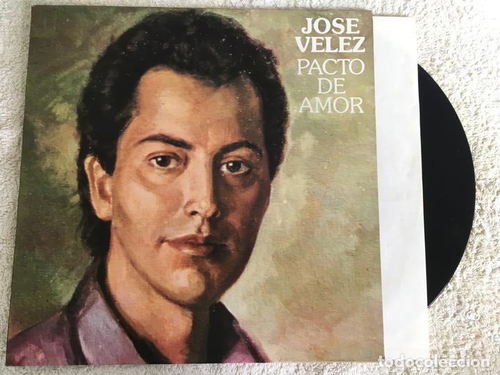 Discos de vinilo: LP JOSE VELEZ-PACTO DE AMOR - Foto 1