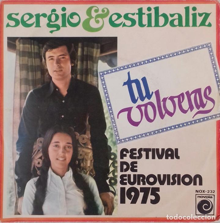 Discos de vinilo: Sencillo de Sergio y Est&iacute;baliz - Foto 1