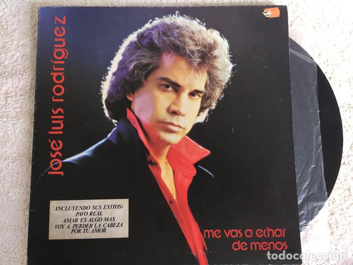 Discos de vinilo: LP JOSE LUIS RODRIGUEZ-ME VAS A ECHAR DE MENOS - Foto 1
