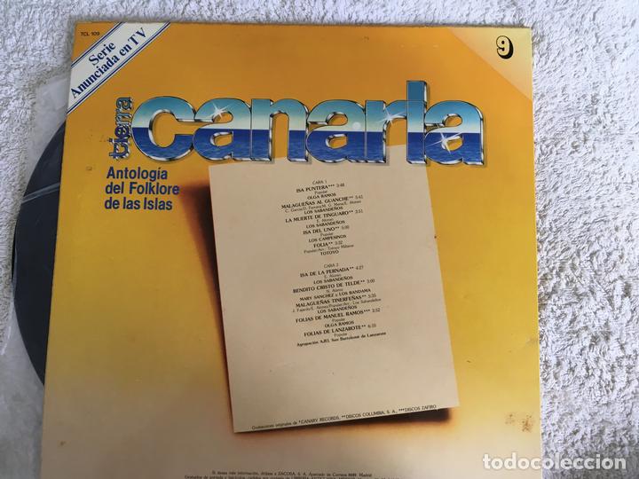 Discos de vinilo: LP TIERRA CANARIA-VARIOS - Foto 2