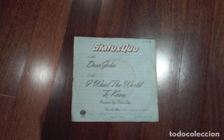 Discos de vinilo: Status quo-dear john - Foto 2