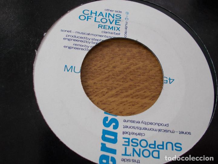 Discos de vinilo: DON&acute;T SUPPOSE. CHAINS OF LOVE. - Foto 2