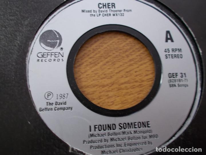 Discos de vinilo: CHER. I FOUND SOMEONE. DANGEROUS TIMES- - Foto 2