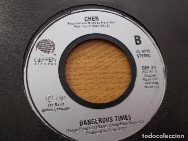 Discos de vinilo: CHER. I FOUND SOMEONE. DANGEROUS TIMES- - Foto 3