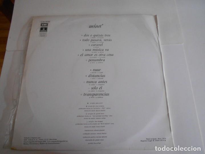 Discos de vinilo: MINA-LP R-SPAIN 1974 - Foto 2