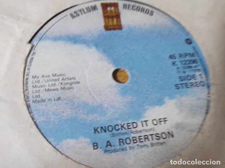 Discos de vinilo: B. A. ROBERTSON. KNOCKED IT OFF. SCI FI. - Foto 3