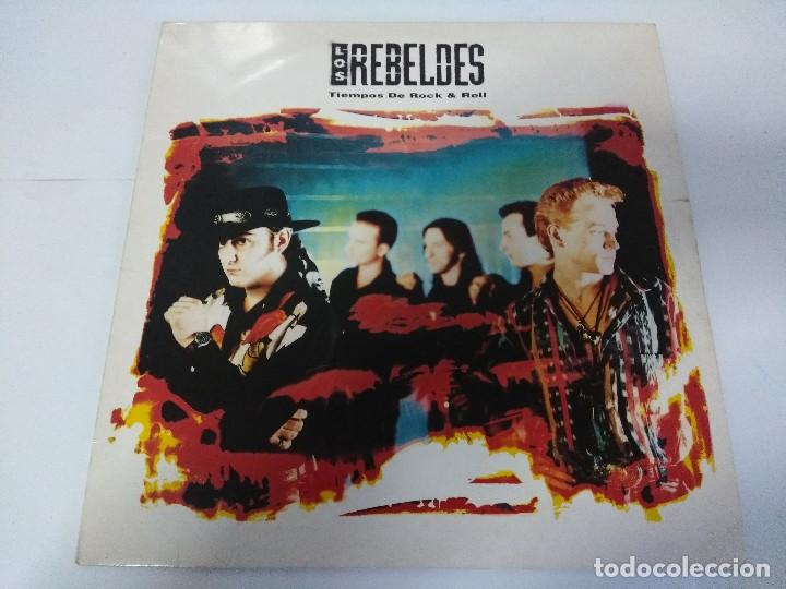 Discos de vinilo: VINILO-LP/LOS REBELDES/TIEMPO DE ROCK & ROLL. - Foto 1