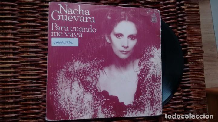Discos de vinilo: SINGLE (VINILO) DE NACHA GUEVARA A&Ntilde;OS 80 - Foto 1