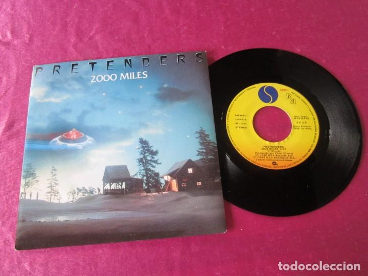 Discos de vinilo: THE PRETENDERS. - 2000 MILES SINGLE - Foto 1