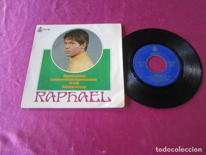 Discos de vinilo: RAPHAEL - AL PONERSE EL SOL - EP DE 1967 - Foto 1