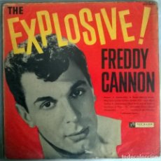 Discos de vinilo: FREDDY CANNON. EXPLOSIVE! TOP RANK, UK 1960 LP (25/018). Lote 144077014