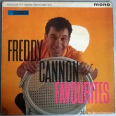 Discos de vinilo: FREDDY CANNON. FAVOURITES. TOP RANK, UK 1960 LP MONO (35-113). Lote 144078178