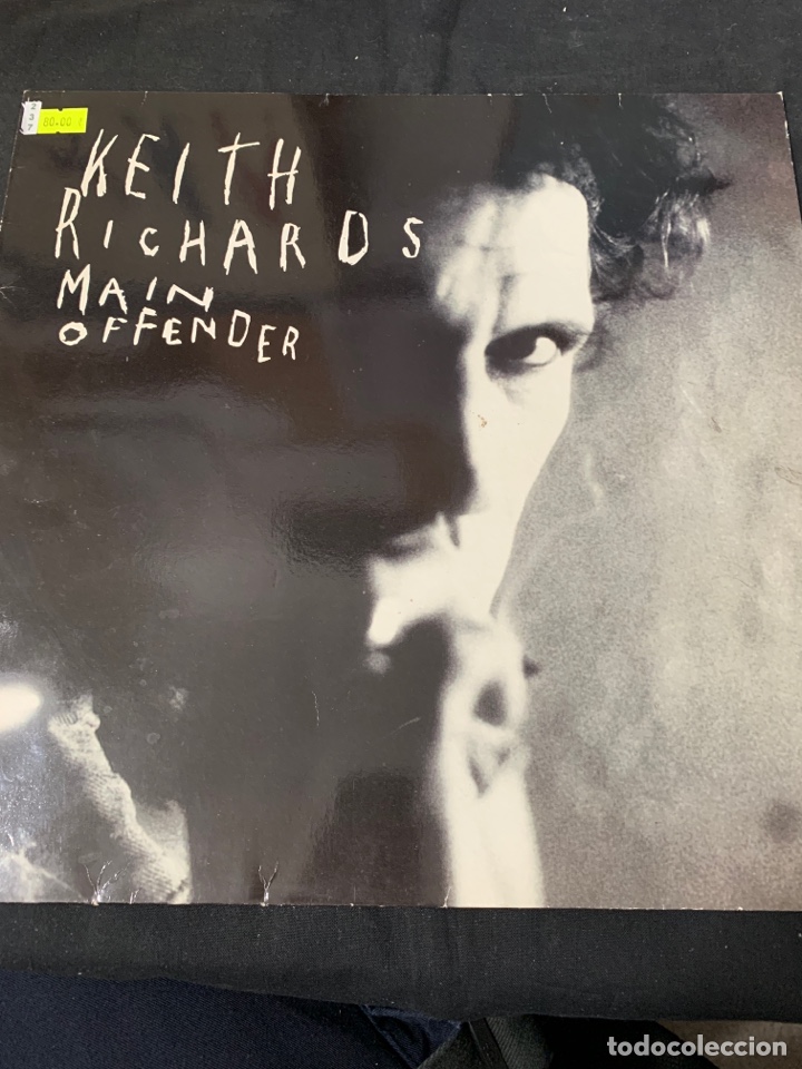 Discos de vinilo: ( 237 ) KEITH RICHARDS - MAIN OFFENDER ( vinilo segunda mano ) - Foto 1