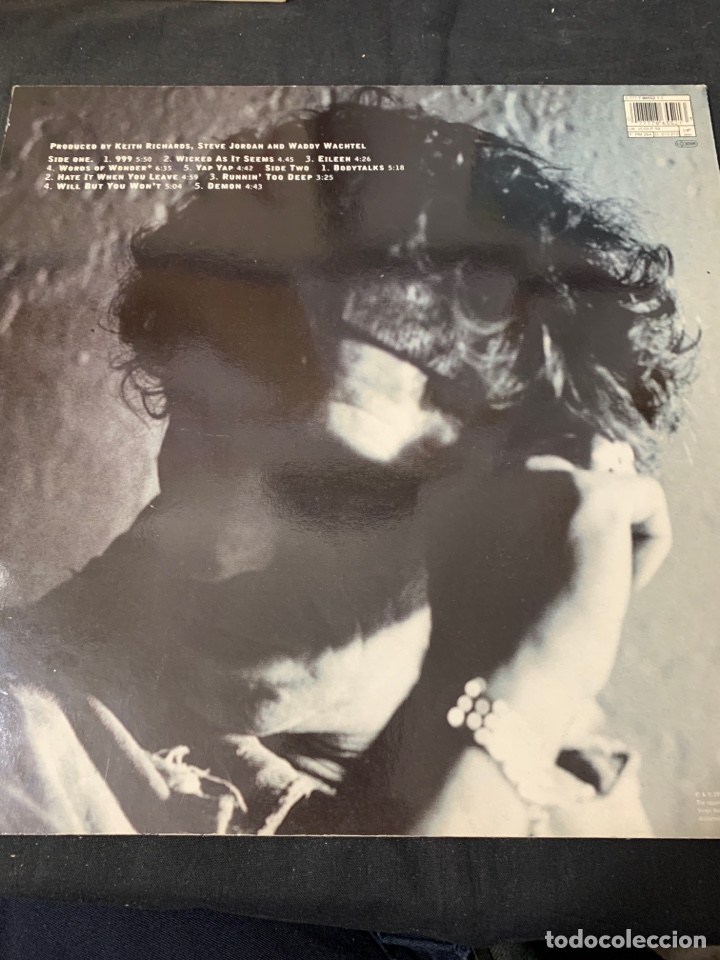 Discos de vinilo: ( 237 ) KEITH RICHARDS - MAIN OFFENDER ( vinilo segunda mano ) - Foto 2