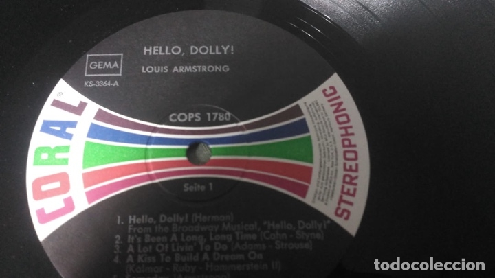 Discos de vinilo: LOUIS ARMSTRONG (HELLO, DOLLY!) GERMANY 1972 LP33 - Foto 2