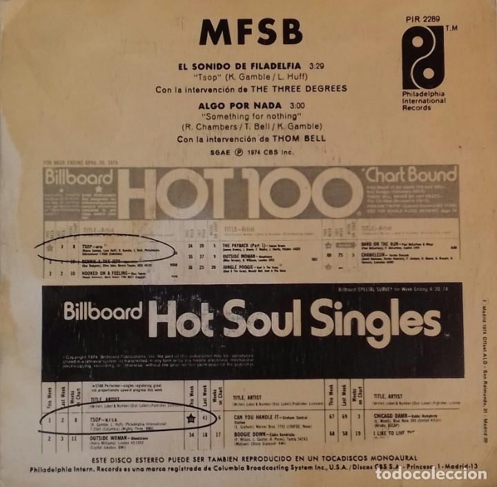 Discos de vinilo: Sencillo MFSB - Foto 2