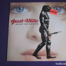 Dischi in vinile: GREAT WHITE ‎SG CAPITOL 1989 - HEART THE HUNTER +1 HEAVY METAL HARD ROCK . Lote 144192310