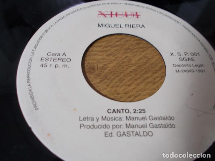 Discos de vinilo: MIGUEL RIERA. CANTO. - Foto 3