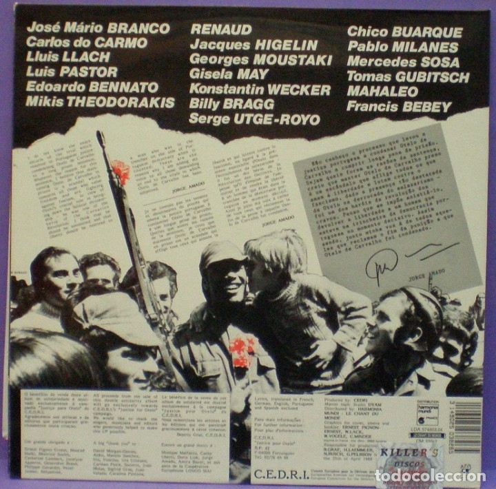 Discos de vinilo: Obrigado Otelo - 2xLP Recopilatorio - Foto 3
