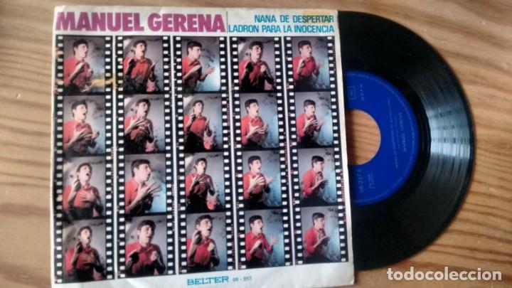 Discos de vinilo: SINGLE (VINILO) DE  MANUEL GERENA A&Ntilde;OS 70 - Foto 1